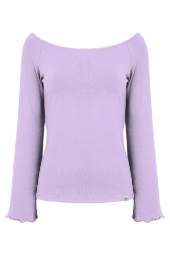 LAURA z długimi rękawami Lavender przód.jpg