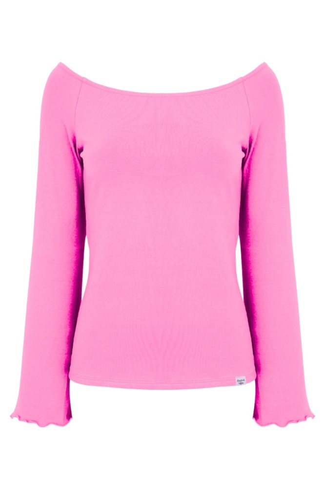 LAURA z długimi rękawami Aurora Pink przód.jpg