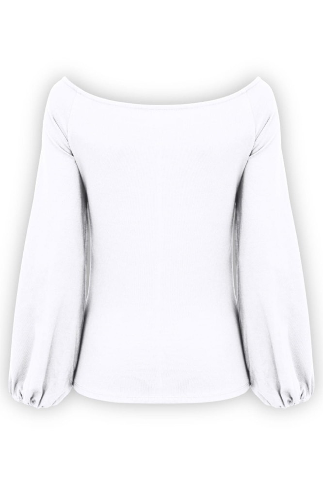 MORELLA z długimi rękawami Brilliant White tył.jpg