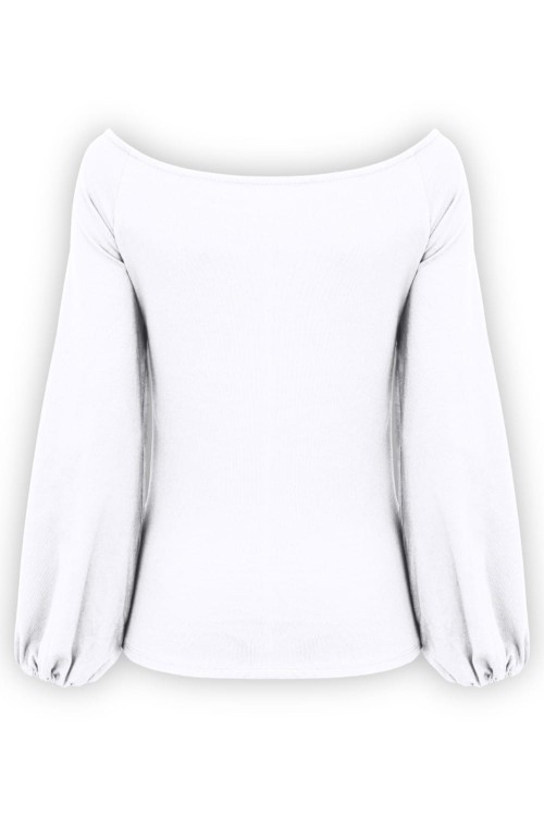 MORELLA z długimi rękawami Brilliant White tył.jpg