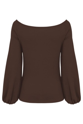 MORELLA z długimi rękawami Chestnut tył.jpg