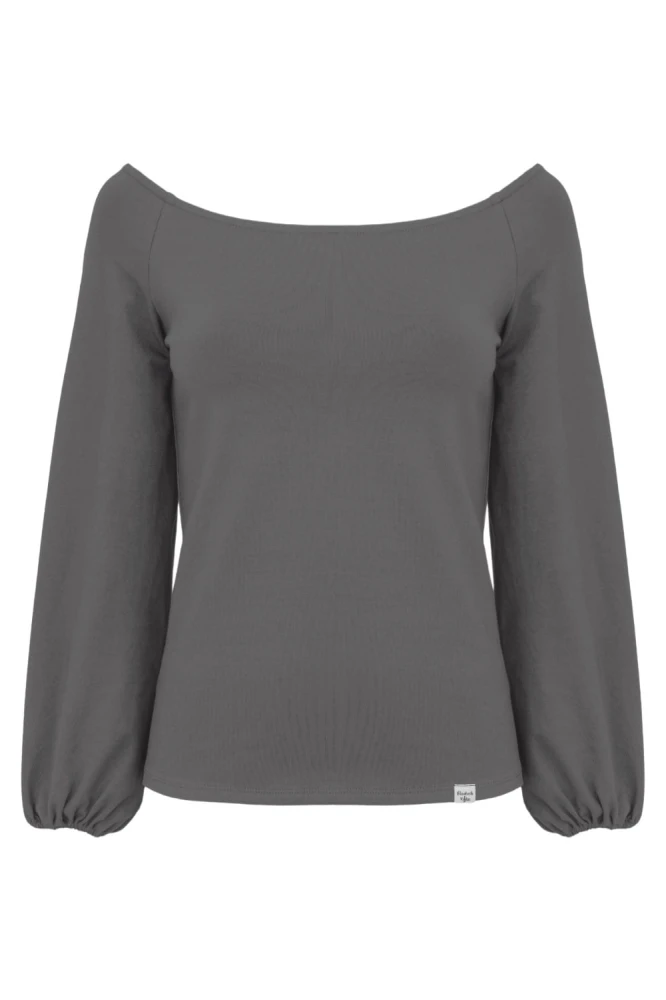 MORELLA z długimi rękawami Charcoal Gray przód.jpg