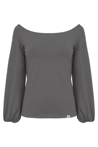 MORELLA z długimi rękawami Charcoal Gray przód.jpg