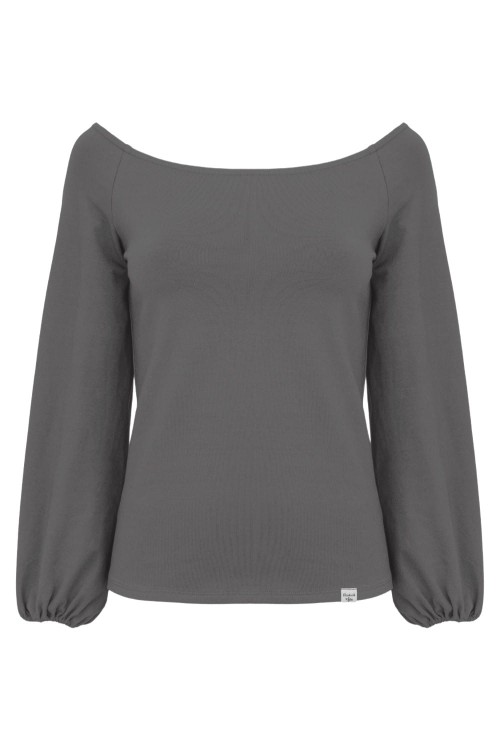 MORELLA z długimi rękawami Charcoal Gray przód.jpg