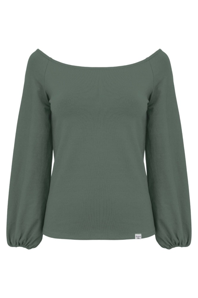 MORELLA z długimi rękawami Balsam Green przód.jpg