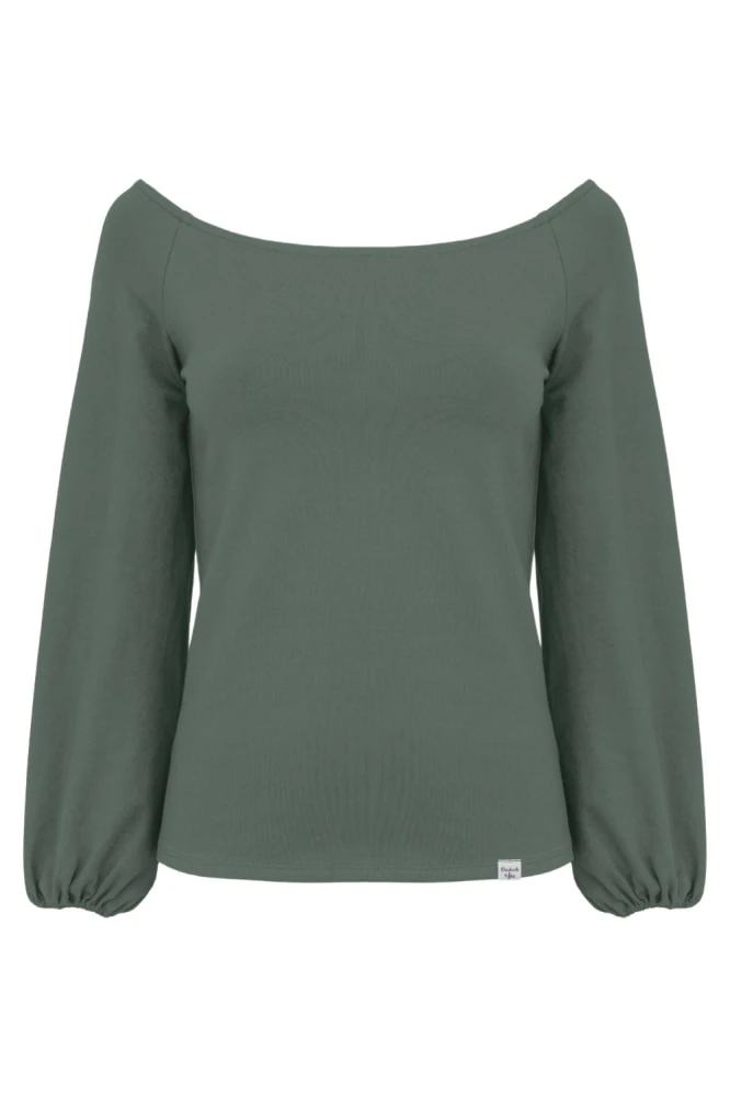 MORELLA z długimi rękawami Balsam Green przód.jpg