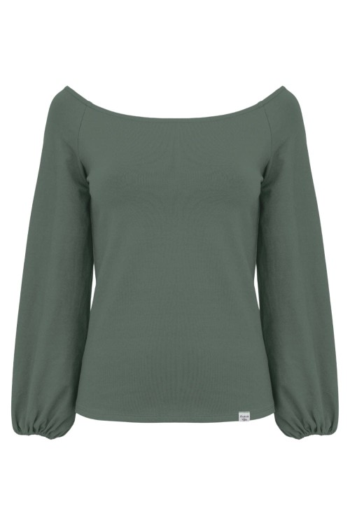 MORELLA z długimi rękawami Balsam Green przód.jpg