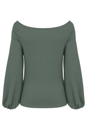 MORELLA z długimi rękawami Balsam Green tył.jpg