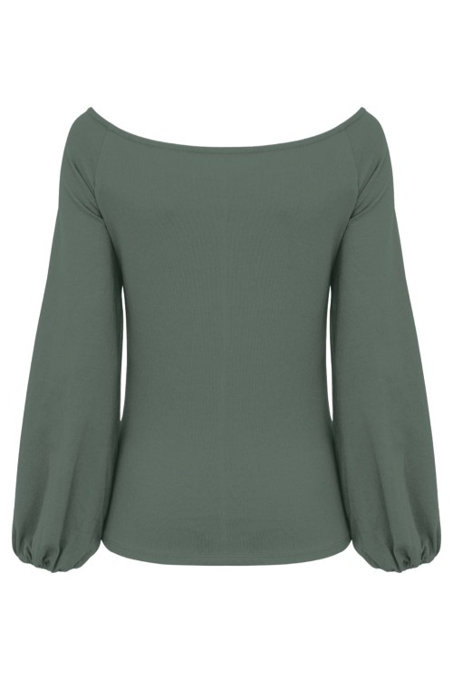 MORELLA z długimi rękawami Balsam Green tył.jpg