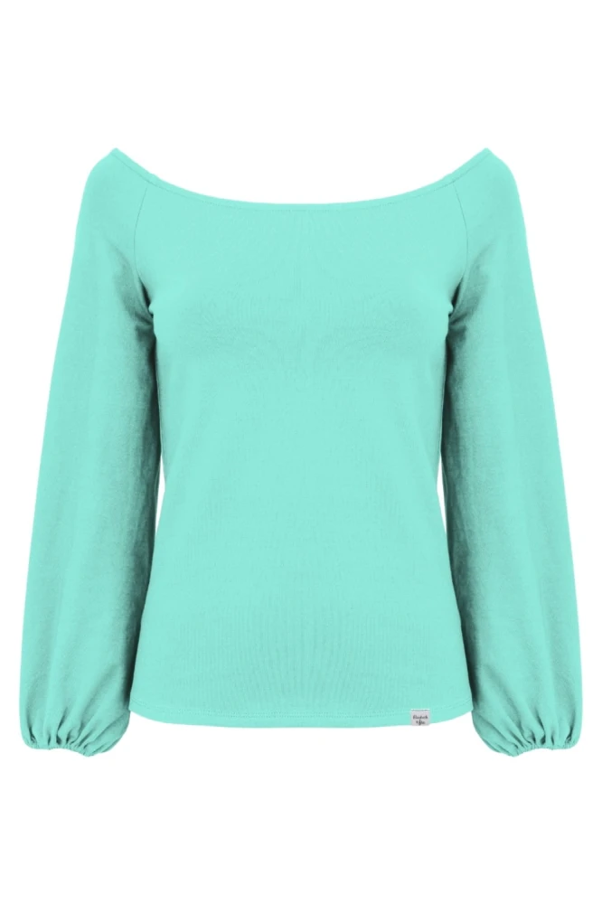 MORELLA z długimi rękawami Blue Turquoise przód.jpg