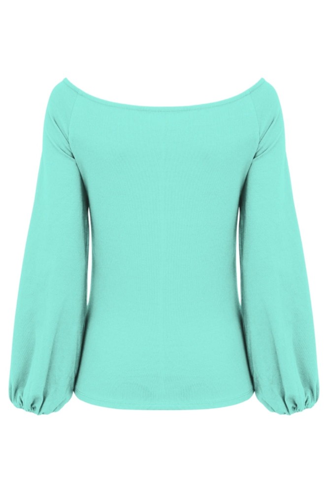 MORELLA z długimi rękawami Blue Turquoise tył.jpg