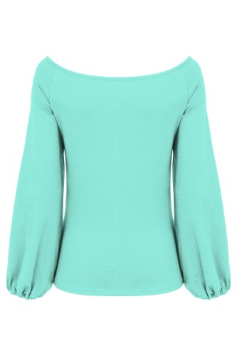 MORELLA z długimi rękawami Blue Turquoise tył.jpg