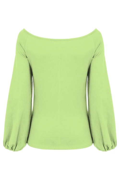 MORELLA z długimi rękawami Sap Green tył.jpg