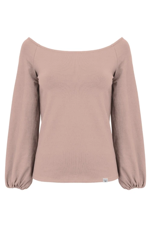 MORELLA z długimi rękawami Warm Taupe przód.jpg