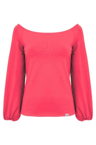 MORELLA z długimi rękawami Rouge Red przód.jpg