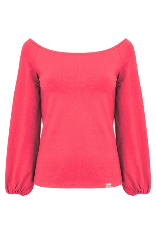 MORELLA z długimi rękawami Rouge Red przód.jpg