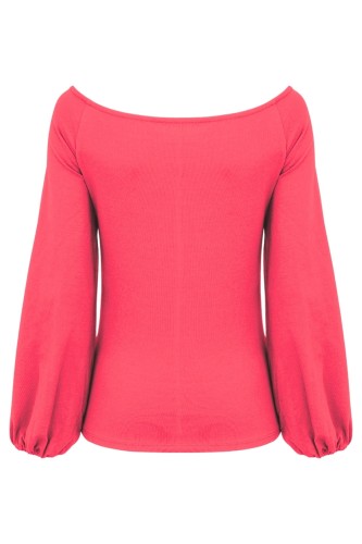 MORELLA z długimi rękawami Rouge Red tył.jpg