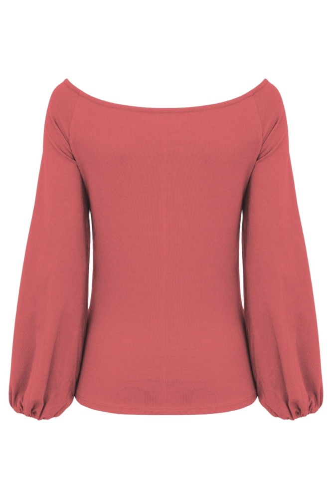 MORELLA z długimi rękawami Garnet Rose tył.jpg