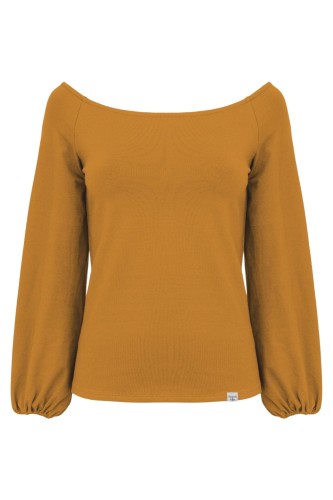 MORELLA z długimi rękawami Sudan Brown przód.jpg