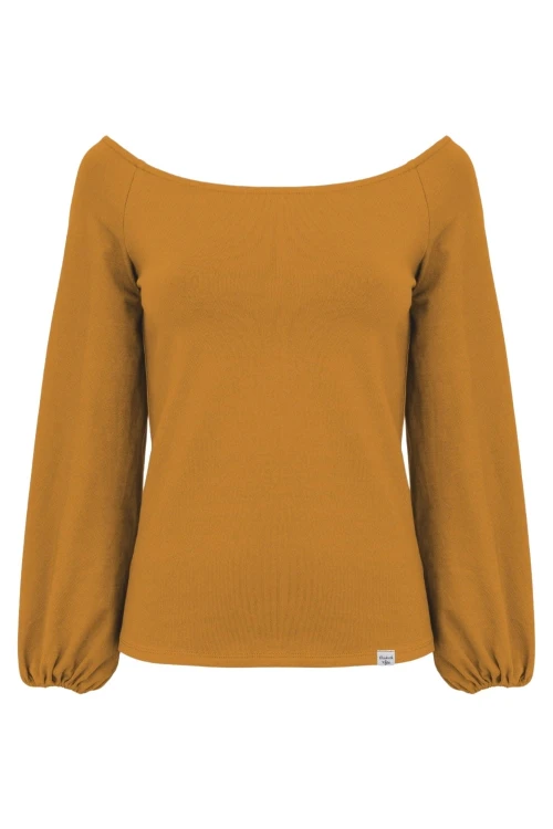 MORELLA z długimi rękawami Sudan Brown przód.jpg