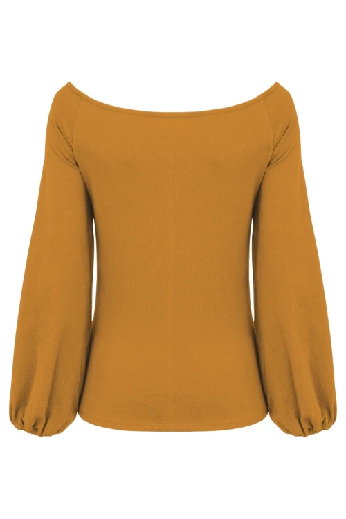 MORELLA z długimi rękawami Sudan Brown tył.jpg