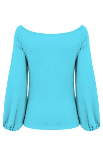 MORELLA z długimi rękawami Cyan Blue tył.jpg