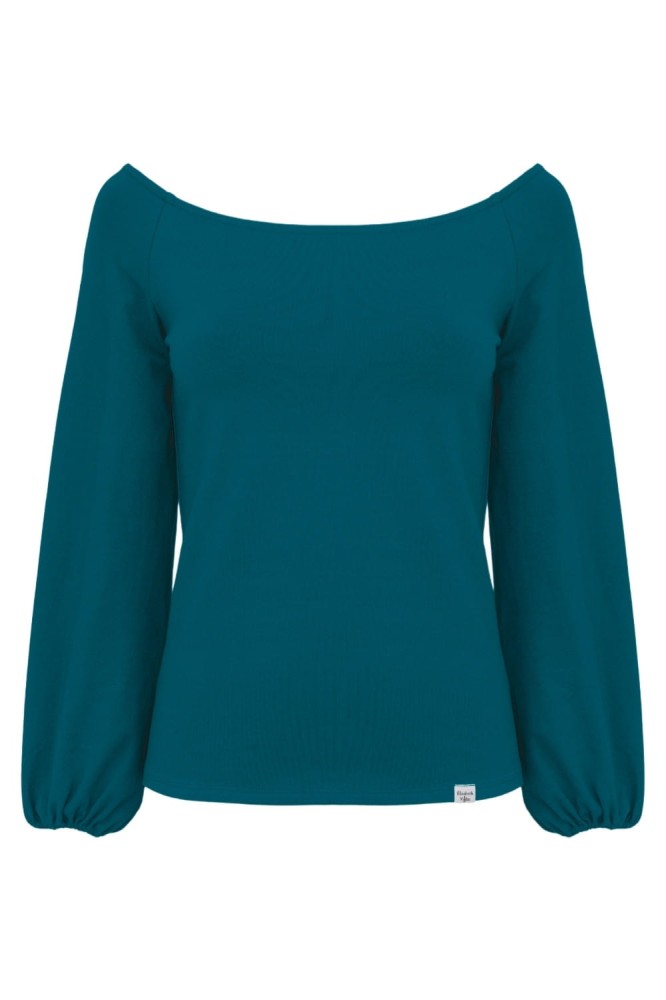 MORELLA z długimi rękawami Moroccan Blue przód.jpg