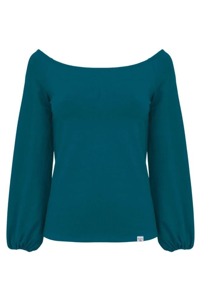 MORELLA z długimi rękawami Moroccan Blue przód.jpg