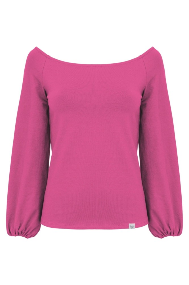 MORELLA z długimi rękawami Fuchsia Rose przód.jpg