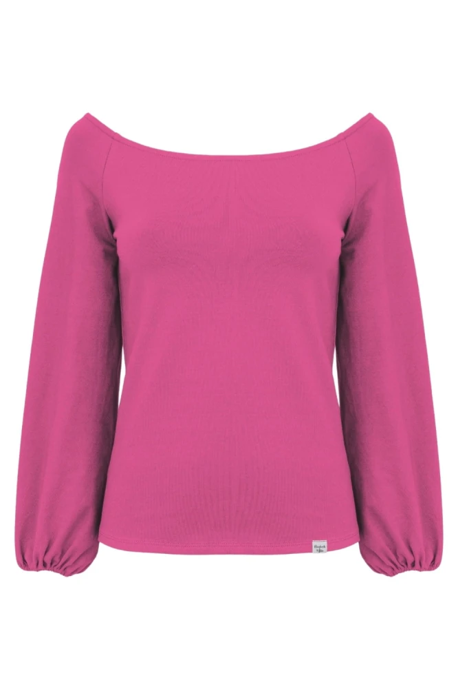 MORELLA z długimi rękawami Fuchsia Rose przód.jpg