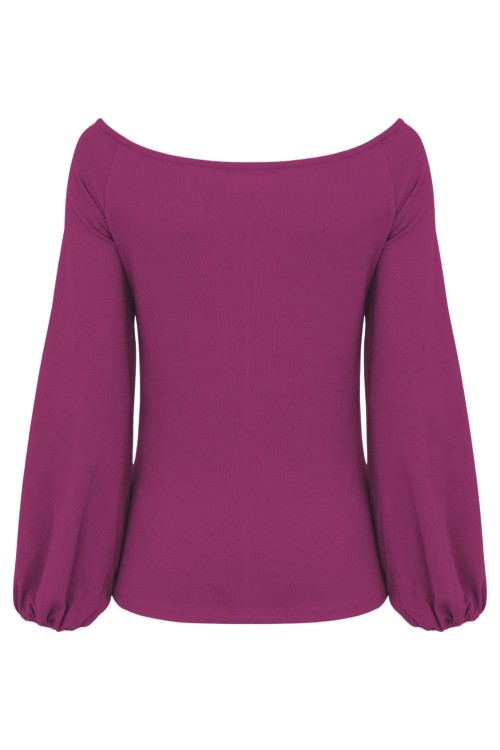 MORELLA z długimi rękawami Raspberry Radiance tył.jpg