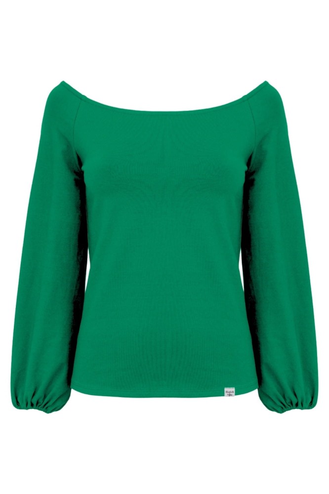 MORELLA z długimi rękawami Deep Green przód.jpg