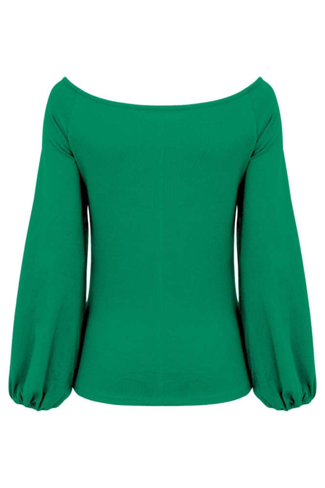 MORELLA z długimi rękawami Deep Green tył.jpg
