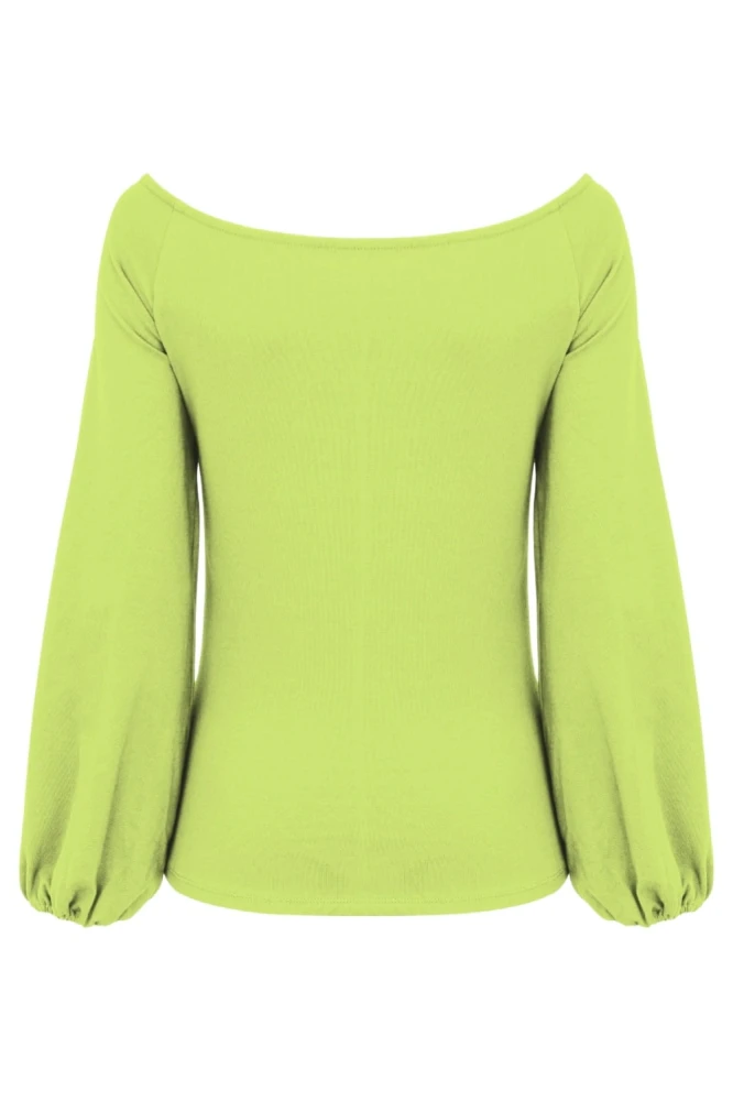 MORELLA z długimi rękawami Green Glow tył.jpg