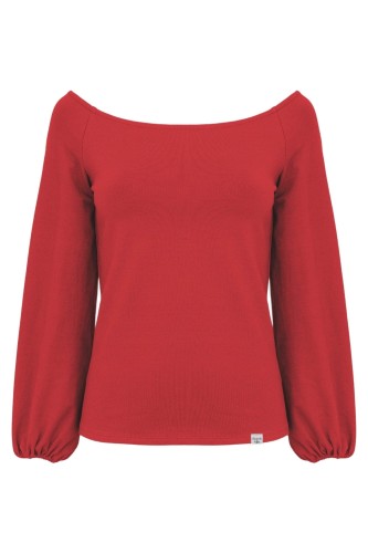 MORELLA z długimi rękawami Scarlet Sage przód.jpg