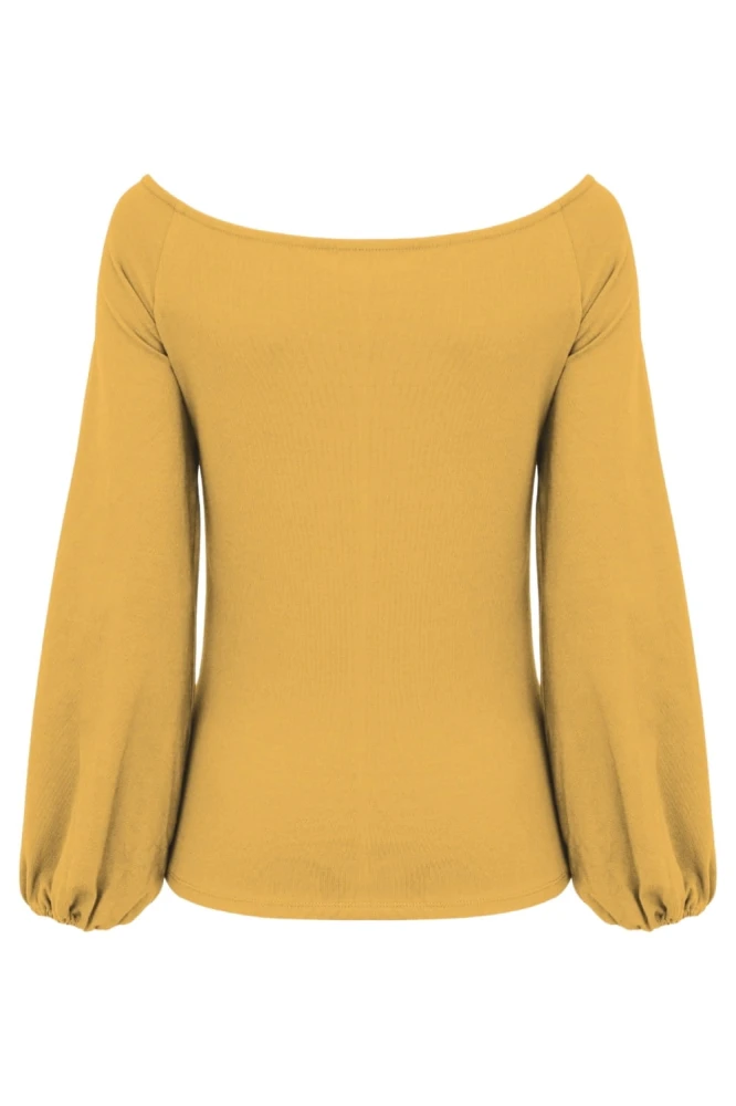MORELLA z długimi rękawami Mineral Yellow tył.jpg