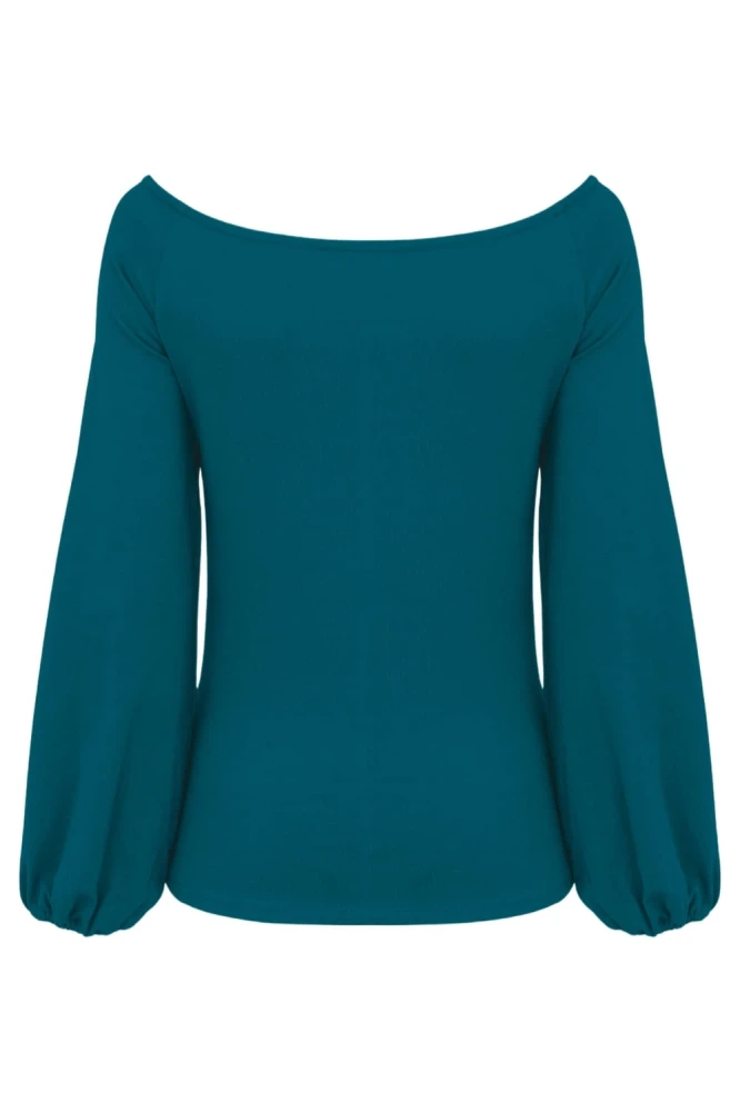 MORELLA z długimi rękawami Moroccan Blue tył.jpg