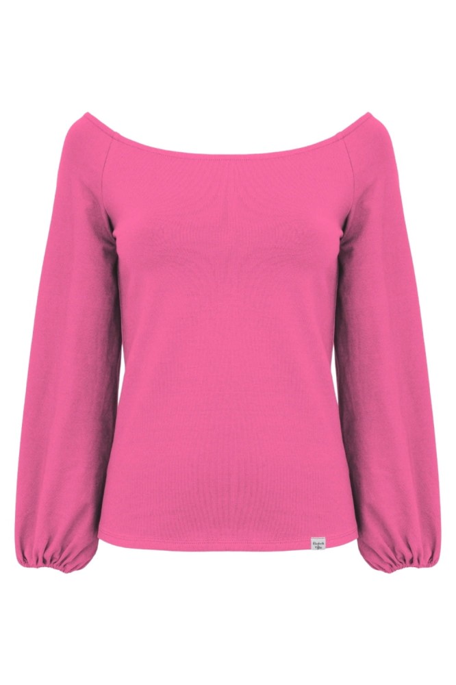 MORELLA z długimi rękawami Shocking Pink przód.jpg