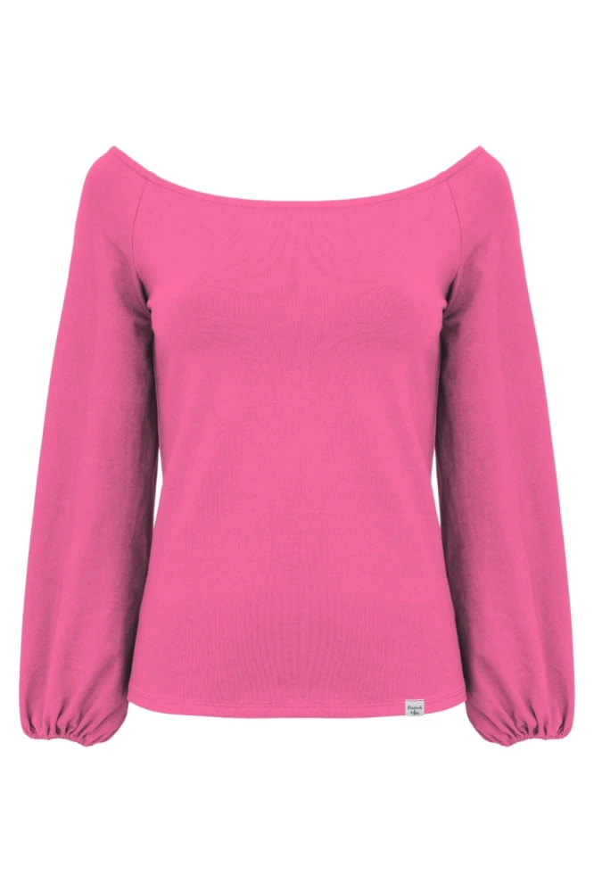 MORELLA z długimi rękawami Shocking Pink przód.jpg
