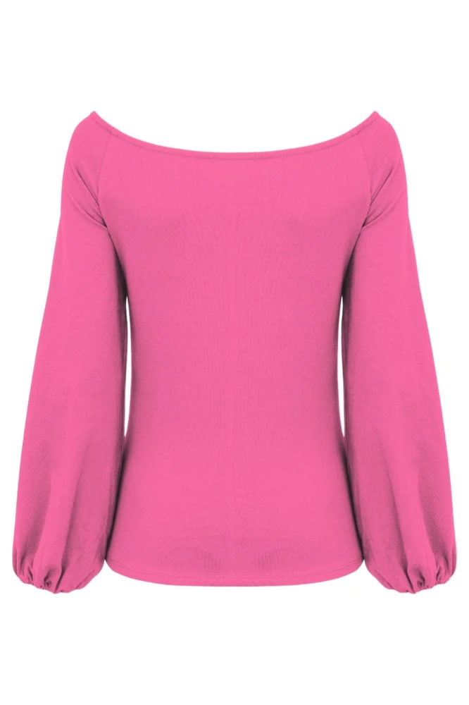 MORELLA z długimi rękawami Shocking Pink tył.jpg