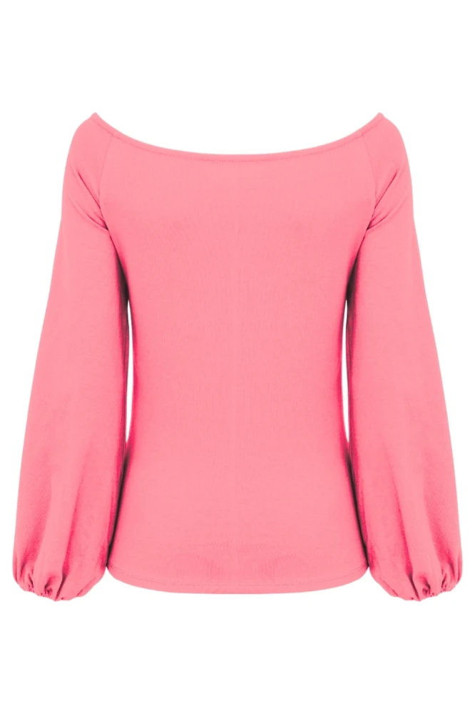 MORELLA z długimi rękawami Geranium Pink tył.jpg