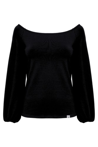 MORELLA z długimi rękawami Black przód.jpg