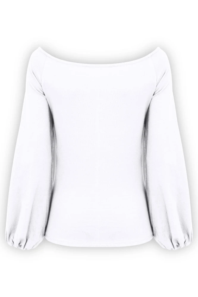 MORELLA z długimi rękawami Brilliant White tył.jpg