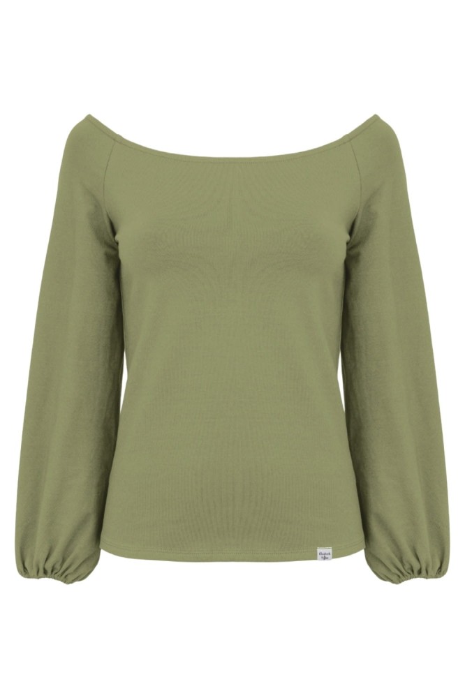 MORELLA z długimi rękawami Oil Green przód.jpg