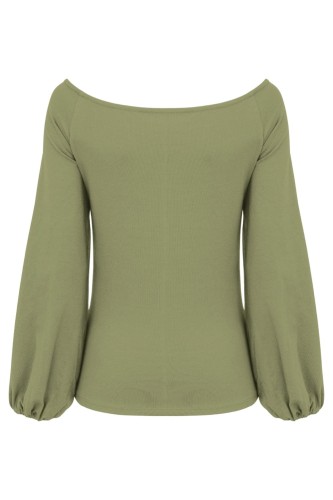 MORELLA z długimi rękawami Oil Green tył.jpg