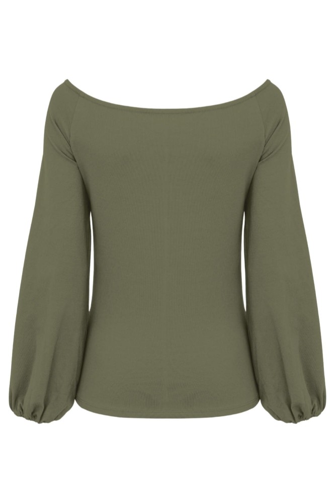 MORELLA z długimi rękawami Dusty Olive tył.jpg