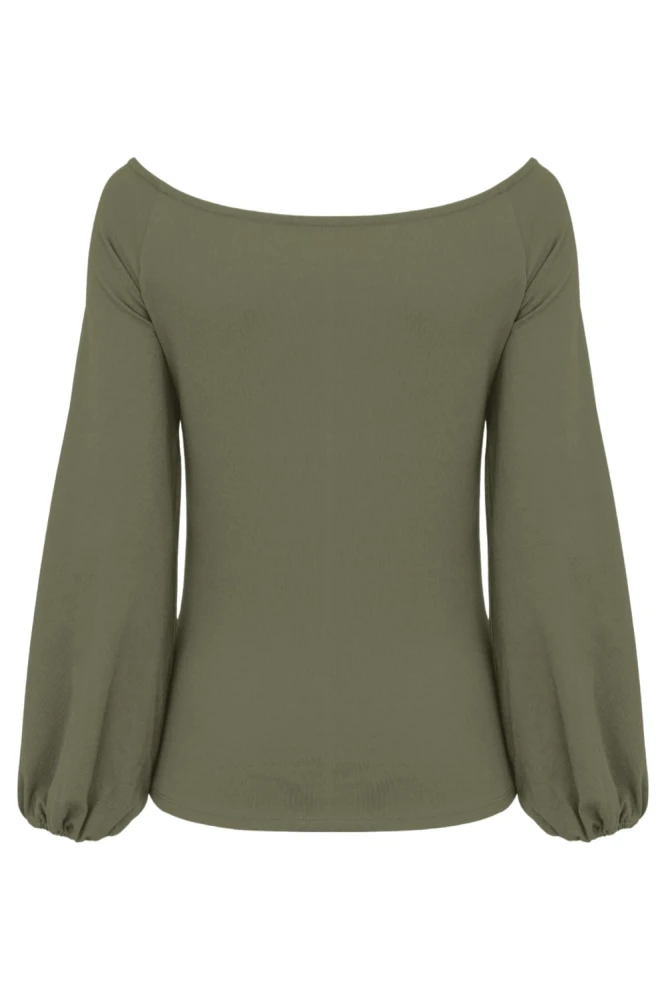 MORELLA z długimi rękawami Dusty Olive tył.jpg