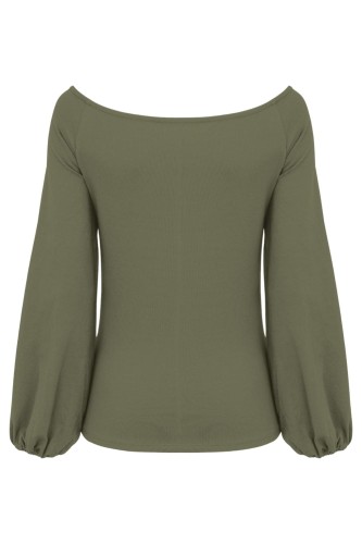 MORELLA z długimi rękawami Dusty Olive tył.jpg