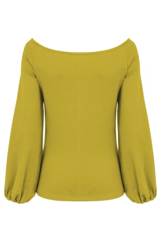 MORELLA z długimi rękawami Golden Olive tył.jpg