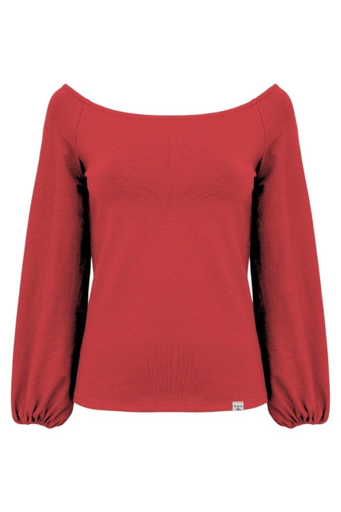 MORELLA z długimi rękawami Ribbon Red przód.jpg